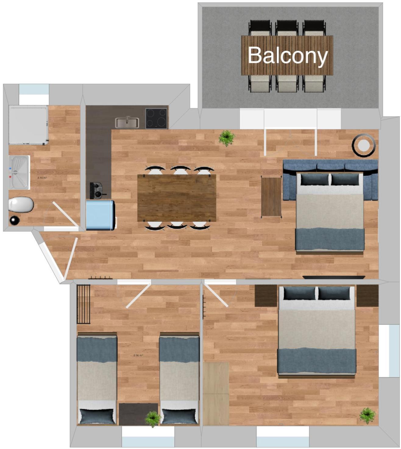 Moderne Wohnung Mit Parkplatz 奥斯特蒙迪根 外观 照片