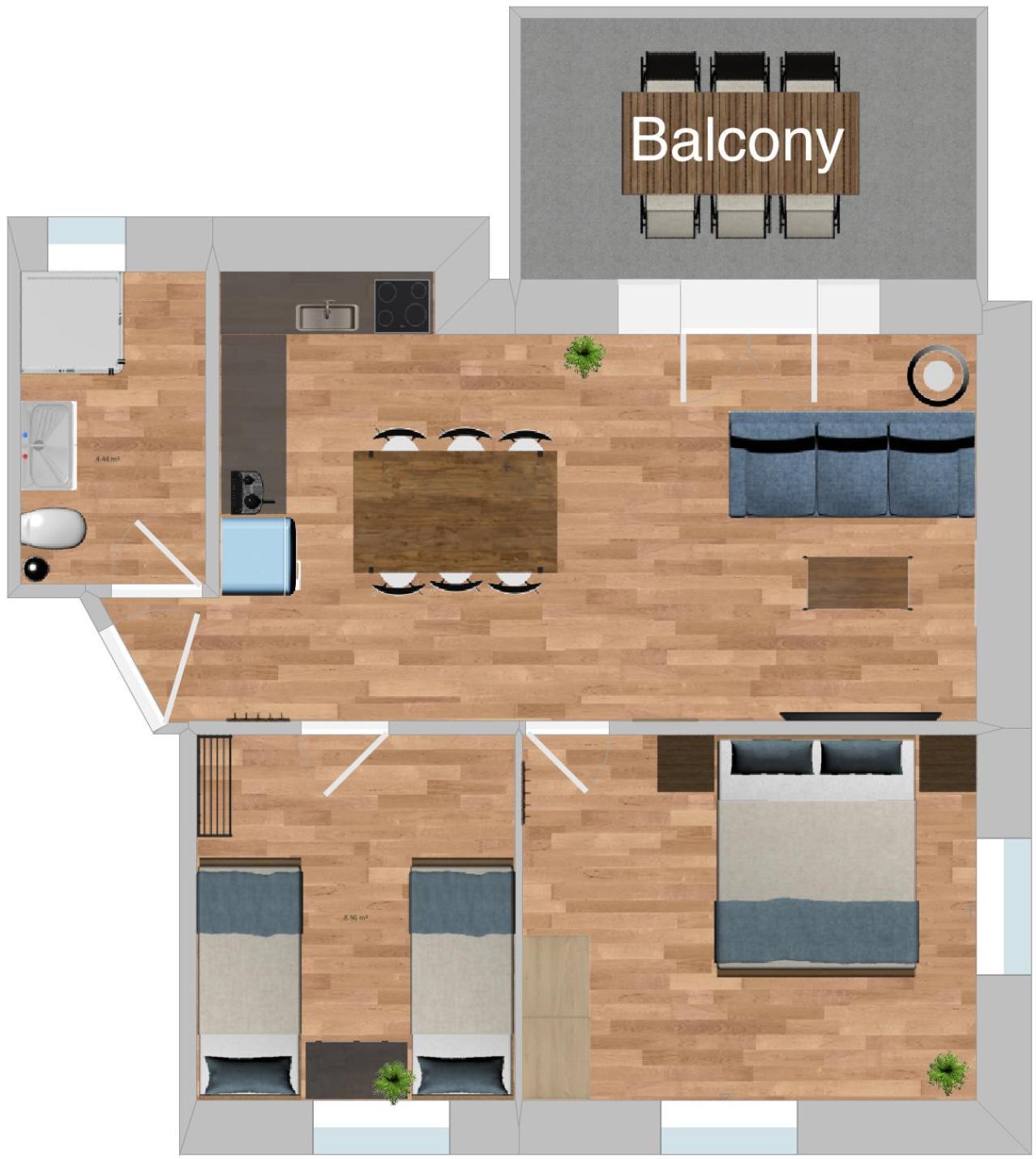 Moderne Wohnung Mit Parkplatz 奥斯特蒙迪根 外观 照片